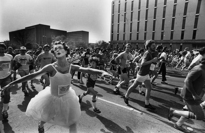 The 1984 Capitol 10,000 race. [American-Statesman photo]